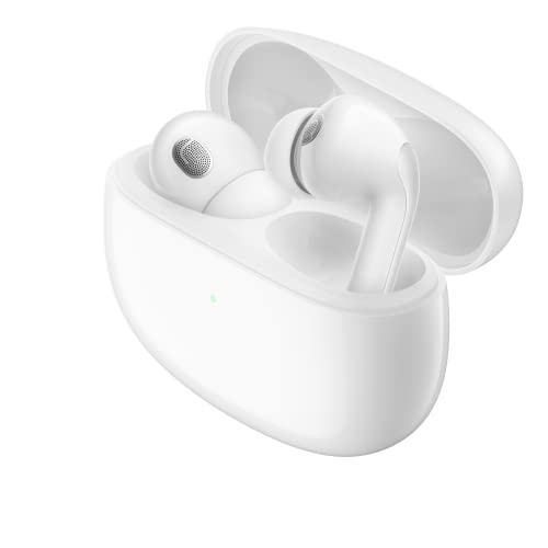Xiaomi Buds 3T Pro DE Bluetooth In-Ear Kopfhöhrer (Aktive Auto Geräuschunterdrückung, Transparenzmodus, Premium Surround Sound, bis zu 24 Std Akkulaufzeit mit Wireless Charging Ladecase, IP55) weiß von Xiaomi