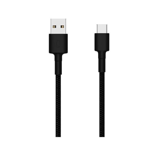 Xiaomi MI Type-C Braided Black Kabel, Ladekabel (USB 3.0 Typ C Stecker, 5V/2.1A, 100cm, Schnellladekabel), schwarz von Xiaomi