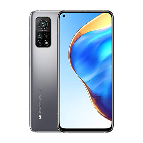 Xiaomi Mi 10T Pro Teléfono 8 GB RAM + 128 GB ROM, 6,67 Zoll Dot Display, Snapdragon 865 Octa-Core-Prozessor, 20 MP vorne und 108 MP + 13 MP + 5 MP AI Dreifachkamera hinten, Weltversion (Mondsilber) von Xiaomi