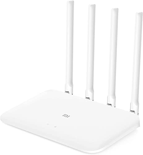 Xiaomi Mi Router 4C WLAN Router (Bis zu 300 Mbps bei 2,4GHz, Dual-Core CPU, 2 x LAN Ports, 4 externen Antennen, bis zu 64 Geräte) von Xiaomi