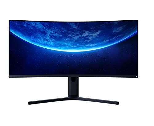 Xiaomi Mi Curved Gaming Monitor 34" (86, 36cm) AMD FreeSyncPremium (WQHD 3.440 x 1.440, 21:9, 144Hz, 4ms, 300lm, 121% sRGB, 2 HDMI, 2 Display Port, Audio Out, TÜV zertifizierte Blaulicht Reduktion) von Xiaomi