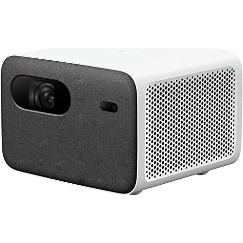 Xiaomi Mi Smart Compact Projector 2 Pro Beamer mit Google Android TV 9.0 & Google Assistent (Full HD, 60-120 Zoll, 1300 ANSI-Lumen, Autofokus, Keystone Korrektur, Sprachsteuerung, Stereo Lautsprecher) von Xiaomi