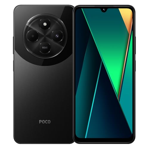 Xiaomi POCO C75 Smartphone 6 GB + 128 GB 6,88 Zoll 120 Hz HD+ Bildschirm, Medialek Helio G81, Triple Camara 50 MP + 2 MP, 5160 mAh, Schwarz Xiaomi POCO C75 Smartphone 6 GB + 128 GB 6,88 Zoll 120 Hz HD+ Bildschirm, Medialek Helio G81, Triple Camara 50 MP + 2 MP, 5160 mAh, Schwarz von Xiaomi