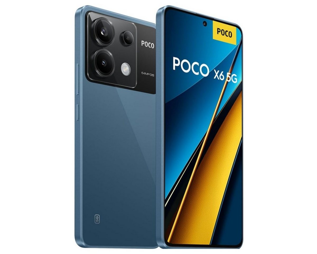 Xiaomi POCO X6 5G Smartphone (16,67 cm/6,67 Zoll, 256 GB Speicherplatz, 64 MP Kamera) von Xiaomi