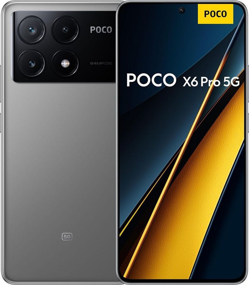 Xiaomi POCO X6 Pro 5G 12GB+512GB (6.67 Zoll, 64 MP Kamera) Smartphone Smartphone von Xiaomi