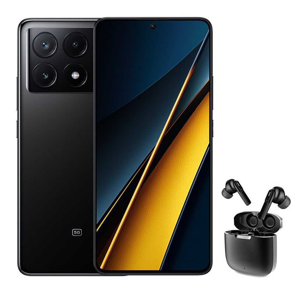 Xiaomi POCO X6 Pro 5G 8+256GB Smartphone & Bluetooth Kopfhörer Handy (6.67 Zoll, 256 GB Speicherplatz, 64 MP Kamera) von Xiaomi