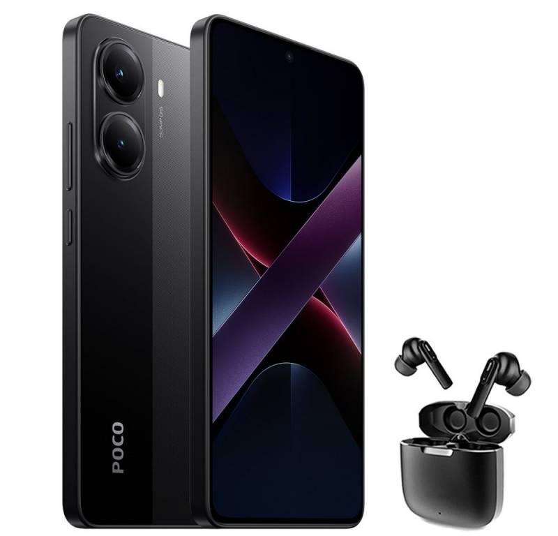 Xiaomi POCO X7 Pro 12+512GB Smartphone & Bluetooth Kopfhörer Handy (6.67 Zoll, 50 MP Kamera) von Xiaomi