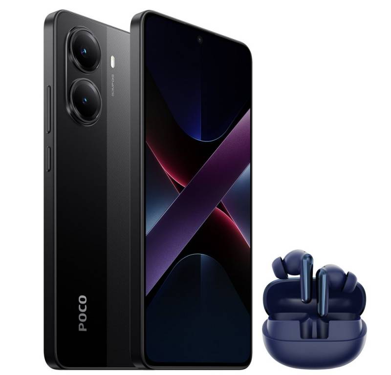 Xiaomi POCO X7 Pro 12+512GB Smartphone & Bluetooth Kopfhörer Handy (6.67 Zoll, 50 MP Kamera) von Xiaomi