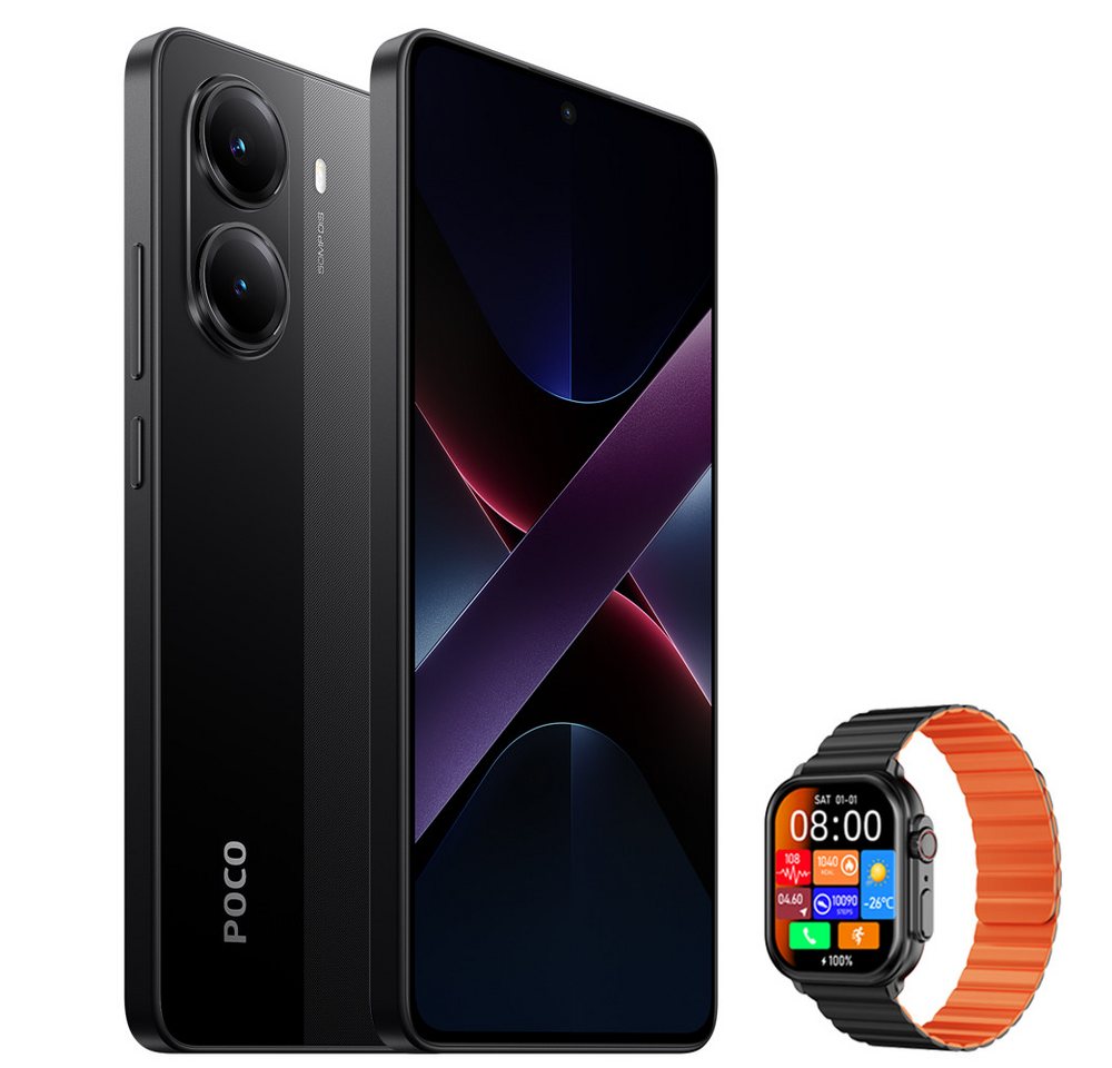 Xiaomi POCO X7 Pro 12+512GB Smartphone & Smartwatch Handy (6.67 Zoll, 50 MP Kamera) von Xiaomi
