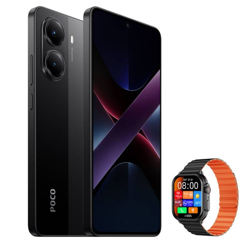 Xiaomi POCO X7 Pro 12+512GB Smartphone & Smartwatch Handy (6.67 Zoll, 50 MP Kamera) von Xiaomi