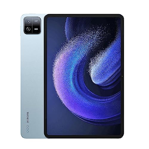 Xiaomi Pad 6 Tablet 6 GB RAM 128 GB, 11 Zoll 2,8K ultraklarer Augenschutzbildschirm, 8840 mAh, 33 W Schnellladung, großes Bildschirm-Anpassungssystem, Nebelblau von Xiaomi