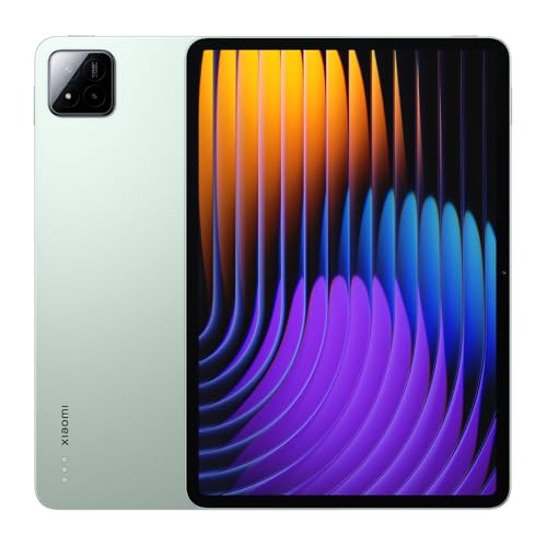 Xiaomi Pad 7 Tablet, 11,2-Zoll, 12+256GB, 3,2K 144Hz Display, Snapdragon 7+Gen 3，8850mAh Akku, 45W Schnellladung,Vier Lautsprecher, Nahtlose Desktop-Erfahrung, mit Ladegerät,grün von Xiaomi