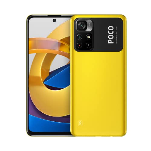 Xiaomi Poco M4 Pro 5G - Smartphone 64GB, 4GB RAM, Dual SIM, Yellow, 4+64 von Xiaomi