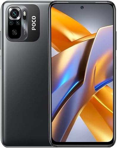 Xiaomi Poco M5s 4G LTE GSM (128 GB + 4 GB) 64MP Quad-Kamera 16,3 cm (6,4 Zoll) Octa Core (Nicht für den USA Markt) Global Unlocked + (mit Schnellladegerät) (Grau (Global Version)) von Xiaomi