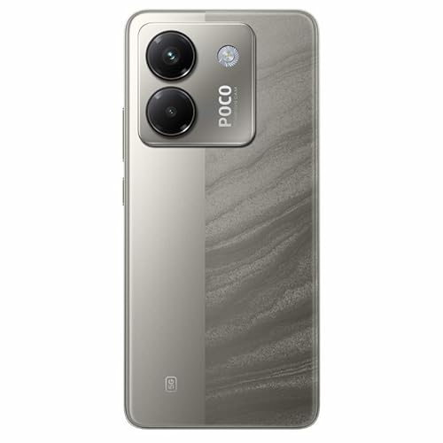 Xiaomi Poco M7 Pro 5G Smartphone, 12 + 256 GB, Silber, 50 MP Hauptkamera mit OIS, Akku 5110 mAh (Typen) mit 45 W HyperCarge, IP64, AI-Funktionen (ohne Ladegerät) von Xiaomi