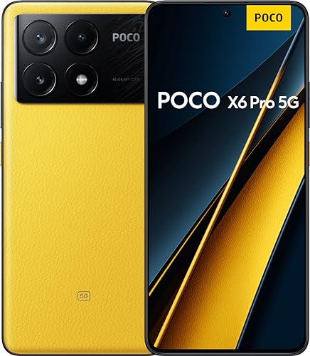 Xiaomi Poco X6 Pro 256GB/8GB RAM Dual-SIM gelb von Xiaomi