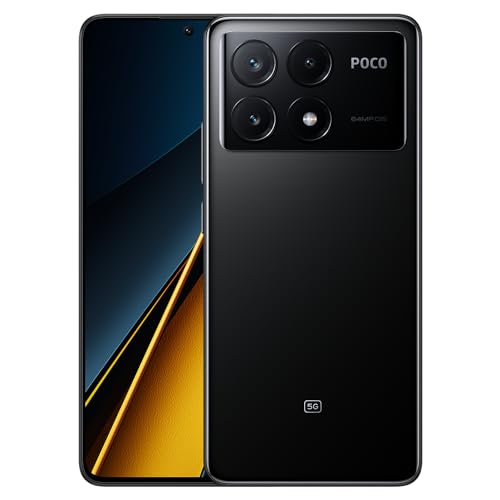 Xiaomi Poco X6 Pro Smartphone 8+256GB 4nm Processor 64MP Triple Camera (Black) von Xiaomi