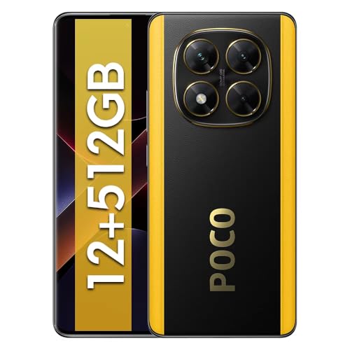 Xiaomi Poco X7 Smartphone 12+512GB,45W Turboaufladung,CrystalRes 1,5K 120Hz AMOLED Curved Display 50MP Hauptkamera mit OIS Staub, IP68,5110mAh großer Akku-Schwarz von Xiaomi