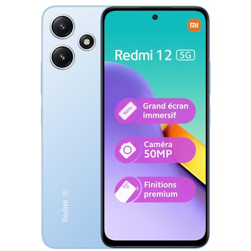 Xiaomi Redmi 12 5G 128GB/4GB Dual-SIM sky-blue von Xiaomi