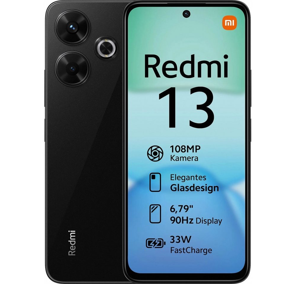 Xiaomi Redmi 13 256 GB / 8 GB - Smartphone - midnight black Smartphone (6,79 Zoll) von Xiaomi