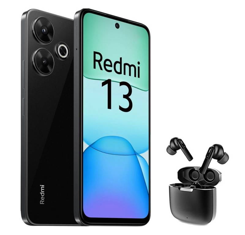 Xiaomi Redmi 13 NFC 8+256GB 4G Smartphone & Bluetooth Kopfhörer Handy (6.79 Zoll, 108 MP Kamera) von Xiaomi