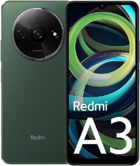Xiaomi Redmi A3 17 cm (6.71) Dual-SIM Android 14 4G USB Typ-C 3 GB 64 GB 5000 mAh Grün (MZB0GLCEU) von Xiaomi