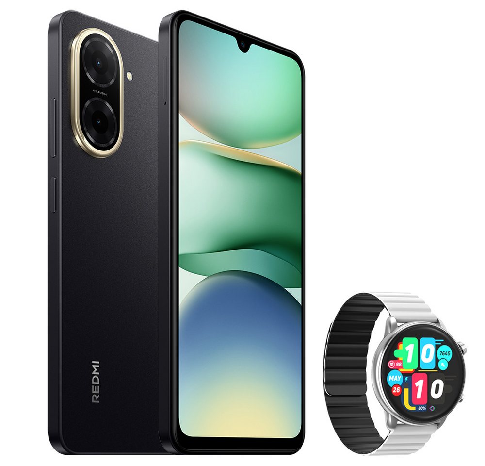 Xiaomi Redmi A5 4+128GB Smartphone & Smartwatch Handy (6.88 Zoll, 32 MP Kamera) von Xiaomi