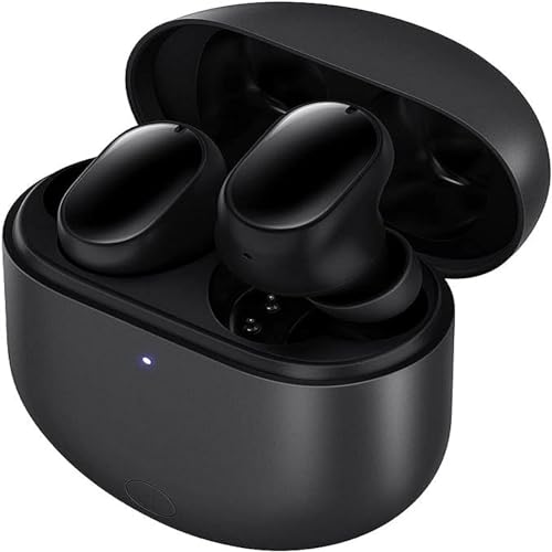 Xiaomi Redmi Buds 3 Pro Bluetooth In-Ear Kopfhöhrer (Aktive Geräuschunterdrückung, Premium Surround Sound, bis zu 28 Std Akkulaufzeit mit Wireless Charging Ladecase) Graphite Black OneSize von Xiaomi