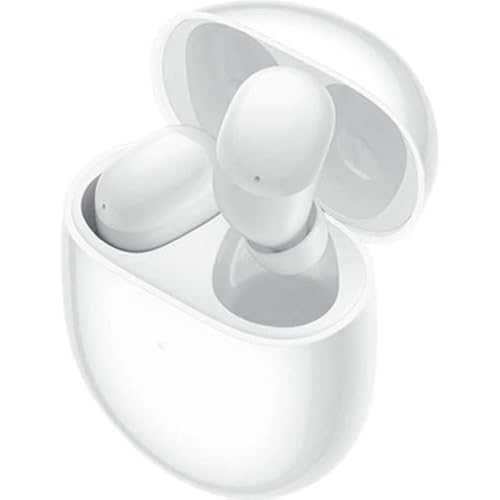 Xiaomi Redmi Buds 4 Bluetooth Kopfhörer (kabellos, In-Ear, aktive Geräuschunterdrückung, Transparenzmodus, Spritzwasserschutz, 6 Std. Laufzeit der Kopfhörer, 30 Std. Akkulaufzeit mit Ladeetui) Weiß von Xiaomi