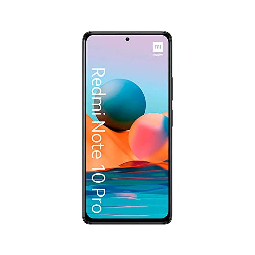 Xiaomi Redmi Note 10 Pro Smartphone, 128 GB, 6 GB RAM, Dual SIM, Grau (Onyx Gray) von Xiaomi