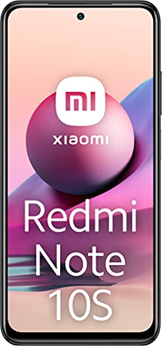 Xiaomi Redmi Note 10S Smartphone RAM 6 GB ROM 128 GB 6,43 '' AMOLED DotDisplay 64 MP Kamera 33 W Schnellladung MediaTek Helio G95 3,5 mm Kopfhörerbuchse 5000 mAh (typ) Akku Grau [Globale Version] von Xiaomi