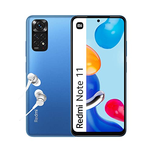 Xiaomi Redmi Note 11 - Smartphone 4+128GB, 16.3 cm 90Hz FHD+ Amoled Dotdisplay, Snapdragon 680, 50MP AI Quad Kamera, 5000mAh, Twilight Blue UK Version Xiaomi Redmi Note 11 - Smartphone 4+128GB, 16.3 cm 90Hz FHD+ Amoled Dotdisplay, Snapdragon 680, 50MP AI Quad Kamera, 5000mAh, Twilight Blue UK Version von Xiaomi