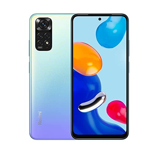 Xiaomi Redmi Note 11 Smartphone 4 GB + 64 GB, 6,43 Zoll FHD+ DotDisplay, Snapdragon 680, Quad Kamera 50 MP, Dual SIM (Star Blue) (Generalüberholt) von Xiaomi
