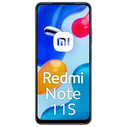 Xiaomi Redmi Note 11S Smartphone,8GB RAM 128GB ROM, 6,43 Zoll AMOLED DotDisplay, MediaTek Helio G96 Prozessor, 108 MP AI Quad-Kamera (Blau) von Xiaomi