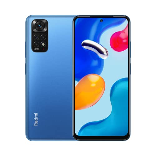 Xiaomi Redmi Note 11S Smartphone 6,43" FHD+ DotDisplay, 90Hz FHD+ AMOLED DotDisplay, 33W Pro Schnellladung Dual-SIM 6G+64GB Twilight Blue [Globale Version] von Xiaomi