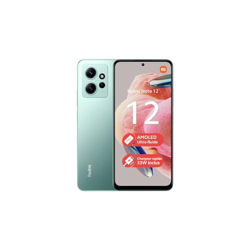 Xiaomi Redmi Note 12 128GB Handy, grün, Mint Green, Android 13, Dual SIM von Xiaomi