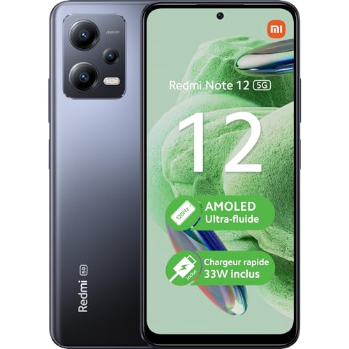 Xiaomi Redmi Note 12 5G 128GB/4GB Dual-SIM onyx-gray Xiaomi Redmi Note 12 5G 128GB/4GB Dual-SIM onyx-gray von Xiaomi