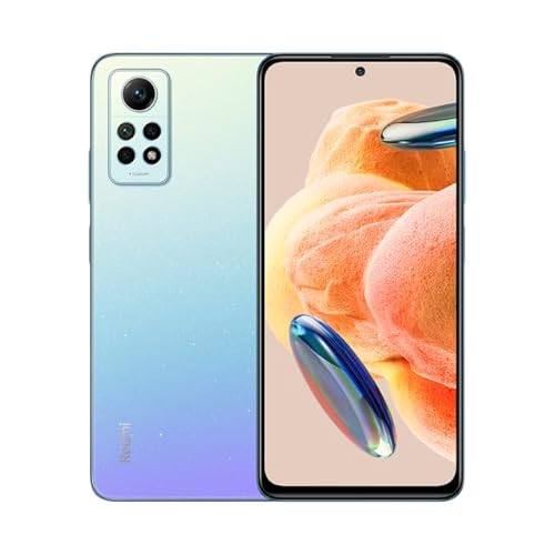 Xiaomi Redmi Note 12 Pro 4G Smartphone, 120 Hz AMOLED-Display, glatt, Snapdragon 732 G, 108 MP, Turbo-Ladung 67 W (8 + 128 GB, Sternblau) von Xiaomi