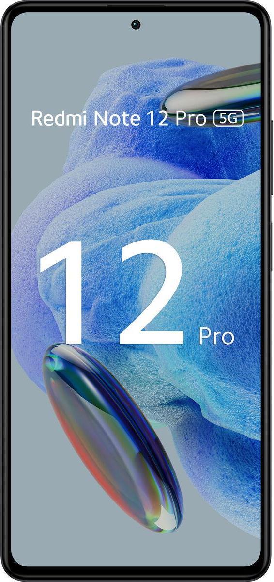 Xiaomi Redmi Note 12 Pro 5G - 5G Smartphone - Dual-SIM - RAM 6GB / Interner Speicher 128GB - OLED-Display - 16,90cm (6,67) - 2400 x 1080 Pixel (120 Hz) - Triple-Kamera 50 MP, 8 MP, 2 MP - front camera 16 MP - schwarz (MZB0D2YEU) von Xiaomi