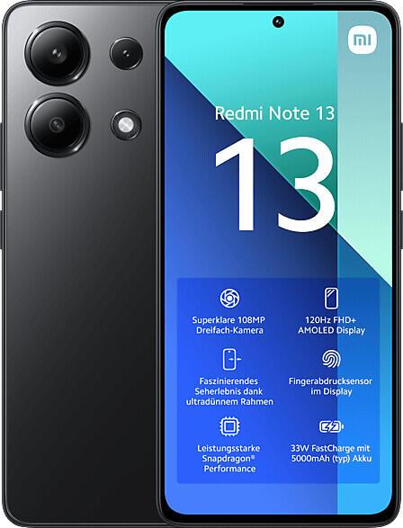 Xiaomi Redmi Note 13 128GB 6RAM 4G EU black Xiaomi Redmi Note 13 128GB 6RAM 4G EU black von Xiaomi