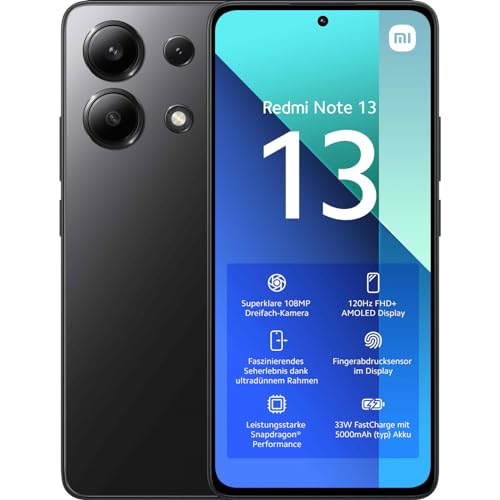 Xiaomi Redmi Note 13 4G 6GB RAM 128GB Midnight Black von Xiaomi