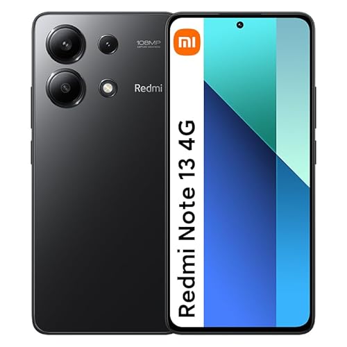 Xiaomi Redmi Note 13 8GB + 512GB Global Edition Smartphone 6.67 Zoll AMOLED Bildschirm 120Hz DREI Kamera Snapdragon 685 108MP 5000mAh Akku 33W Schnellladung Schwarz von Xiaomi
