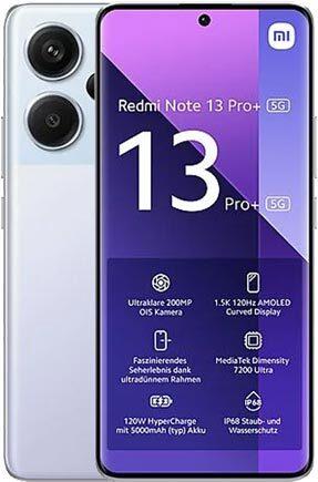 Xiaomi Redmi Note 13 Pro+ 16,9 cm (6.67) Dual-SIM 5G USB Typ-C 8 GB 256 GB 5000 mAh Violett (MZB0FFEEU) von Xiaomi