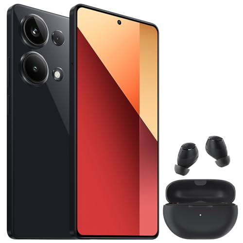 Xiaomi Redmi Note 13 Pro 4G 12+512GB Smartphone Handy (6.67 Zoll, 512 GB Speicherplatz, 200 MP Kamera) Midnight Black,Includes Headphones von Xiaomi
