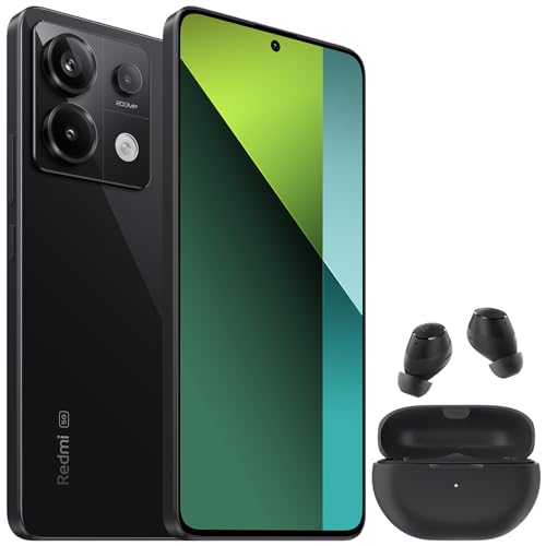 Xiaomi Redmi Note 13 Pro 5G 12+512GB Smartphone Handy (6.67 Zoll, 512 GB Speicherplatz, 200 MP Kamera) Midnight Black,Includes Headphones von Xiaomi