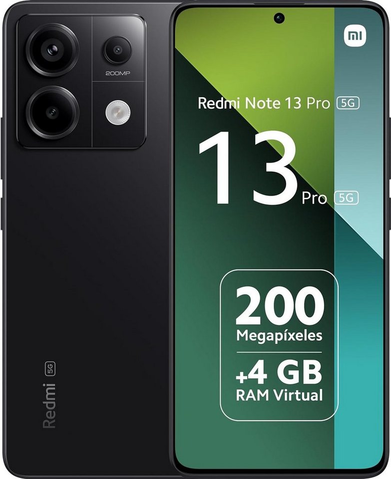 Xiaomi Redmi Note 13 Pro 5G 12+512GB Smartphone Handy (6.67 Zoll, 512 GB Speicherplatz, 200 MP Kamera) von Xiaomi
