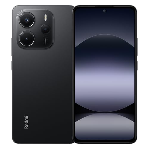 Xiaomi Redmi Note 14 Handy 120Hz 6.67" AMOLED Display,6+128GB Smartphone Ohne Vertrag mit Helio G99-Ultra Prozessor und 108MP AI Triple Kamera 5500mAh Akku 33W Schnellladung(NFC Schwarz EU Version) von Xiaomi
