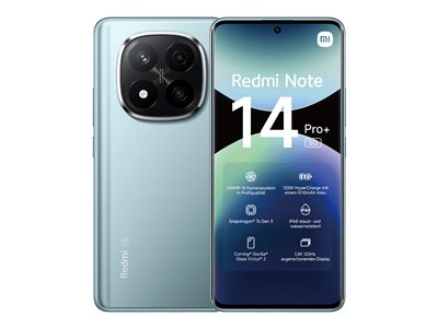 Xiaomi Redmi Note 14 Pro+ 256GB DS Blue 6.7 EU 5G (8GB) Android von Xiaomi
