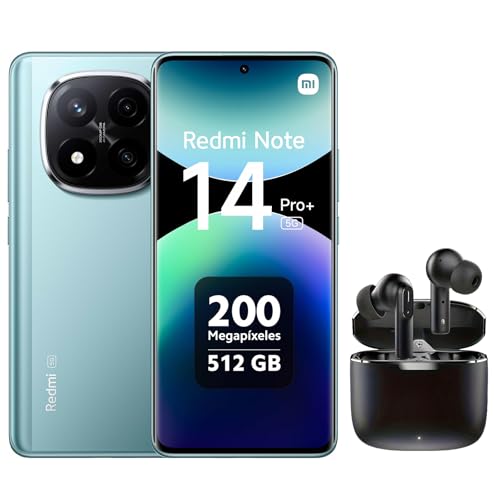 Xiaomi Redmi Note 14 Pro + 5G Enthalten Bluetooth-Headset (blau Blue, 12 GB RAM, 512 GB Speicher) | Weltpremiere MTK Dimensity 7025 Ultra | 2100 Nits Segmenthellstes 120-Hz-AMOLED von Xiaomi