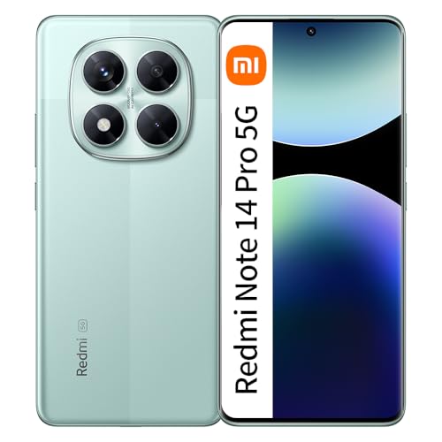 Xiaomi Redmi Note 14 Pro 5G EU 12GB RAM + 256GB ROM Smartphone 6.67 Zoll 120Hz 200MP 5110mAh 45W Akku, Blau (mit Ladegerät) von Xiaomi